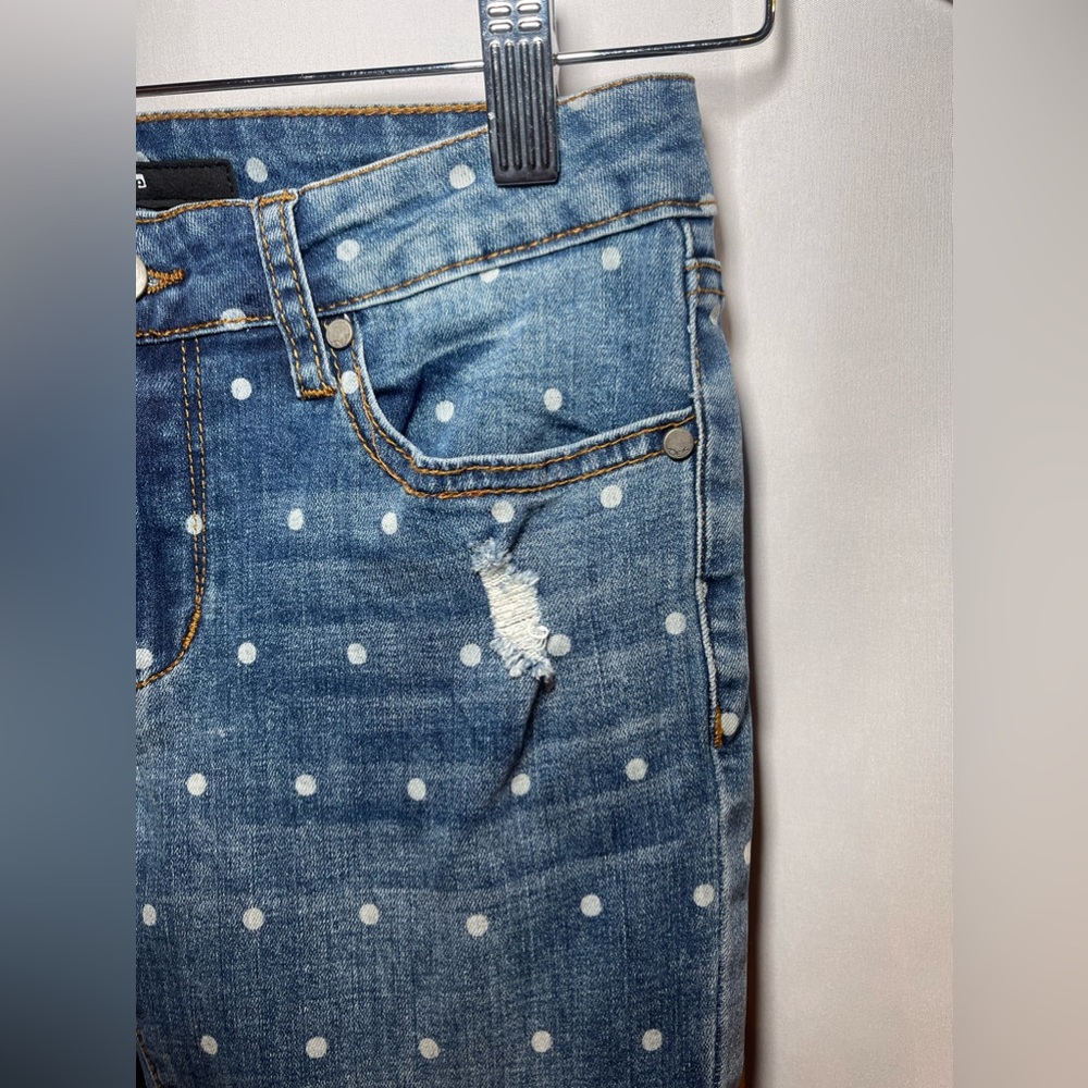 Joe's So Soft Girls Polka Dot Distress Jeans Size 12 NWT - Picture 7 of 10
